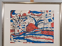 Aquarel, a . roothaan, nova zembla, 1983 - afbeelding 1 van  7