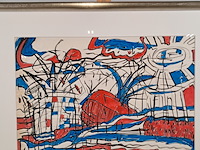 Aquarel, a . roothaan, nova zembla, 1983 - afbeelding 3 van  7