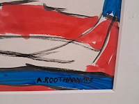 Aquarel, a . roothaan, nova zembla, 1983 - afbeelding 4 van  7