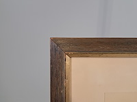 Aquarel, bernardus j.e. kempers, schaatsenrijder ii - afbeelding 5 van  7