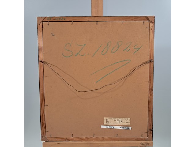 Aquarel, bernardus j.e. kempers, schaatsenrijder ii - afbeelding 6 van  7