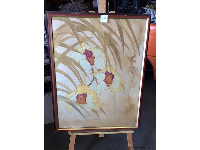 Aquarel bladgoud julie 90/70 - afbeelding 1 van  4