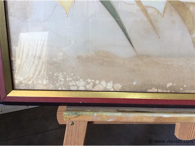 Aquarel bladgoud julie 90/70 - afbeelding 2 van  4