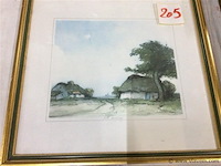 Aquarel get. b:34 h:32 - afbeelding 1 van  3
