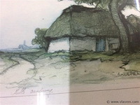 Aquarel get. b:34 h:32 - afbeelding 2 van  3