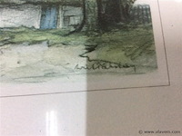 Aquarel get. b:34 h:32 - afbeelding 3 van  3