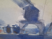 Aquarel, heynes, haven amsterdam '54 - afbeelding 4 van  8