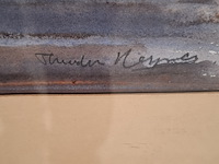 Aquarel, heynes, haven amsterdam '54 - afbeelding 6 van  8