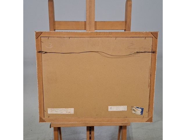 Aquarel, heynes, haven amsterdam '54 - afbeelding 7 van  8