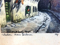 Aquarel in gesigneerd - afbeelding 3 van  5