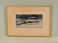 Aquarel j. mels (1899-1974)