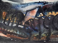 Aquarel j. mels (1899-1974) - afbeelding 4 van  5