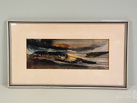 Aquarel j. mels (1899-1974)