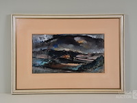 Aquarel j. mels (1899-1974) - afbeelding 1 van  6