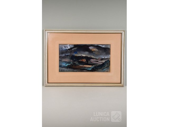 Aquarel j. mels (1899-1974) - afbeelding 2 van  6