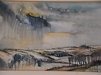 Aquarel j. mels (1899-1974) - afbeelding 2 van  5