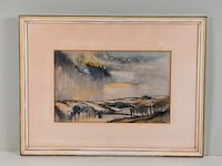 Aquarel j. mels (1899-1974) - afbeelding 3 van  5