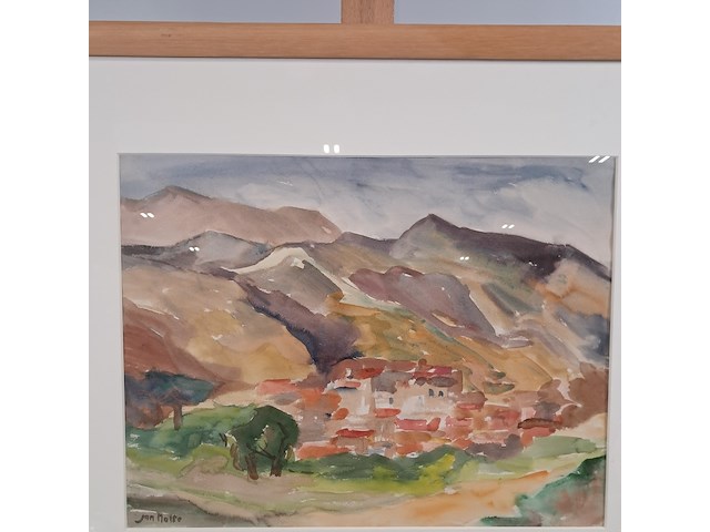 Aquarel, j. nolte, valtorres - afbeelding 3 van  7