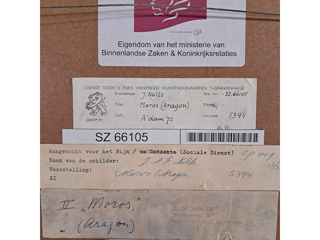 Aquarel, jan nolte, moros - afbeelding 7 van  7