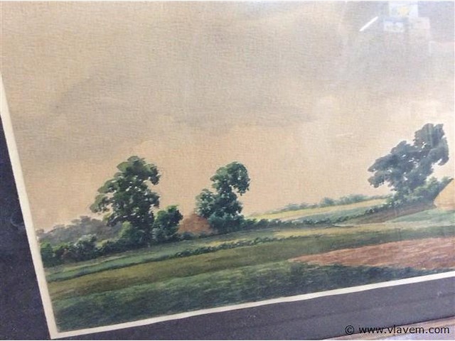 Aquarel landschap get h:36 - afbeelding 2 van  3