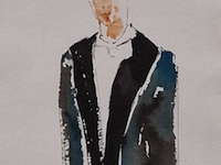 Aquarel, maya wildevuur (1944-2023), hoogleraar, 2005