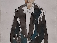 Aquarel, maya wildevuur (1944-2023), hoogleraar, 2005