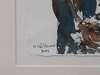 Aquarel, maya wildevuur (1944-2023), hoogleraar, 2005 - afbeelding 5 van  7