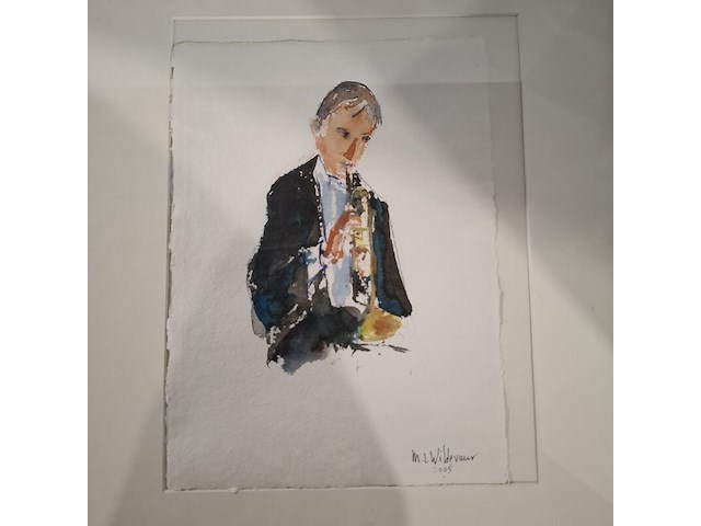 Aquarel, maya wildevuur (1944-2023), orkest 30, 2005 - afbeelding 3 van  6