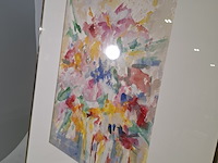 Aquarel, maya wildevuur, boeket, 1989 - afbeelding 8 van  10