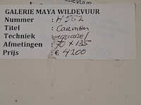 Aquarel, maya wildevuur, carmen, 2002 - afbeelding 8 van  8