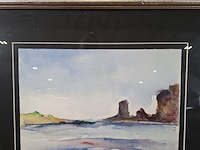 Aquarel, maya wildevuur, grandiozo, 1995 - afbeelding 4 van  9