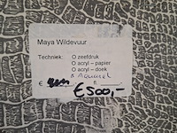 Aquarel, maya wildevuur, grandiozo, 1995 - afbeelding 8 van  9