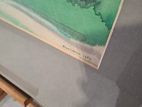Aquarel, maya wildevuur, het wad, 1987 - afbeelding 5 van  8