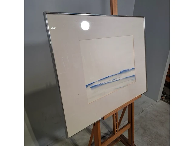 Aquarel, maya wildevuur, het wad, 1989 - afbeelding 3 van  8