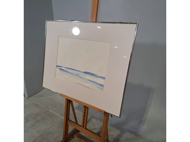 Aquarel, maya wildevuur, het wad, 1989 - afbeelding 4 van  8