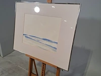 Aquarel, maya wildevuur, het wad, 1989 - afbeelding 4 van  8