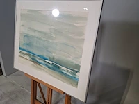 Aquarel, maya wildevuur, het wad 25, 1989 - afbeelding 4 van  9