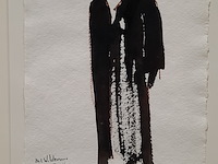 Aquarel, maya wildevuur, hoogleraar, 2005 - afbeelding 4 van  6