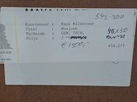 Aquarel, maya wildevuur, mosjoen noorwegen, 1991 - afbeelding 9 van  9