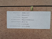 Aquarel, maya wildevuur, orkest 67, 2005 - afbeelding 7 van  7