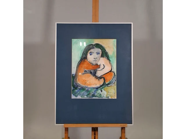 Aquarel, maya wildevuur, pop, 1993 - afbeelding 2 van  8