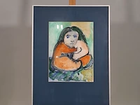 Aquarel, maya wildevuur, pop, 1993 - afbeelding 2 van  8