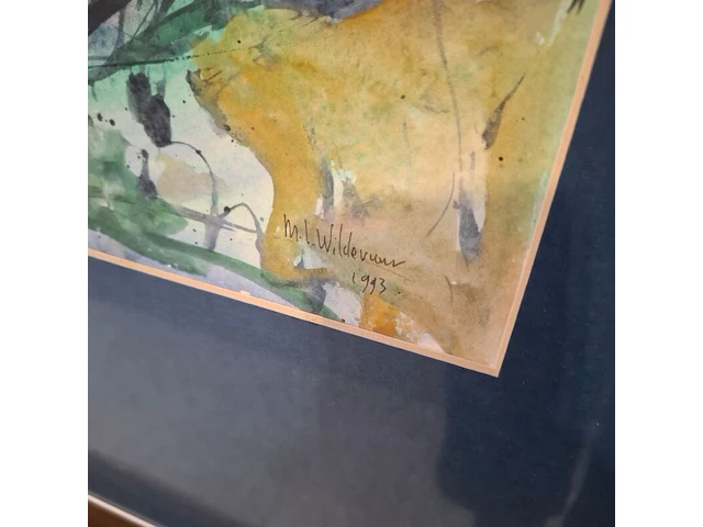 Aquarel, maya wildevuur, pop, 1993 - afbeelding 5 van  8