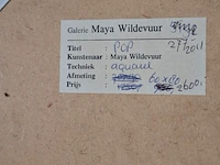 Aquarel, maya wildevuur, pop, 1993 - afbeelding 8 van  8