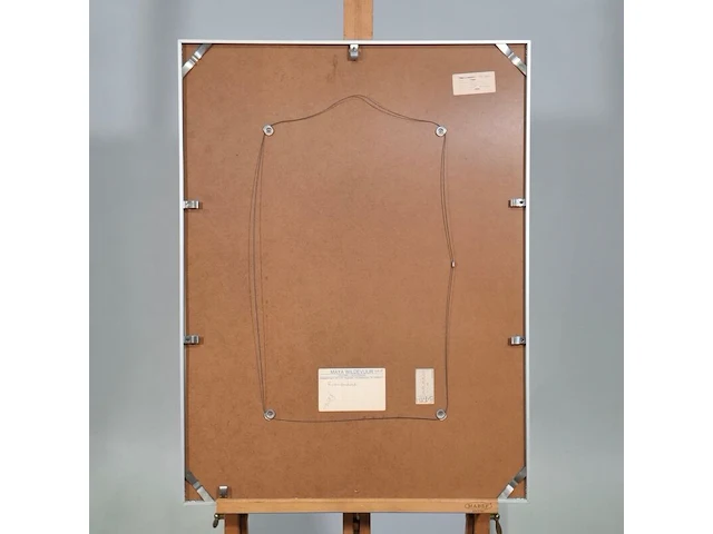 Aquarel, maya wildevuur, rodondendrons, 1990 - afbeelding 7 van  8