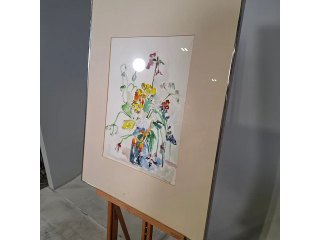 Aquarel, maya wildevuur, zomer boeket, 1988 - afbeelding 4 van  7