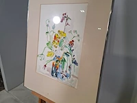Aquarel, maya wildevuur, zomer boeket, 1988 - afbeelding 4 van  7