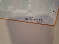 Aquarel, maya wildevuur, zomer boeket, 1988 - afbeelding 5 van  7