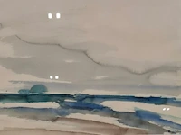 Aquarel, maya wildevuur