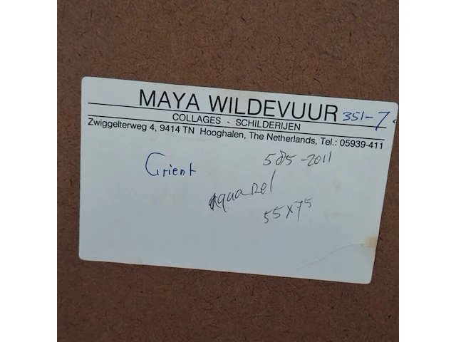 Aquarel, maya wildevuur - afbeelding 8 van  8
